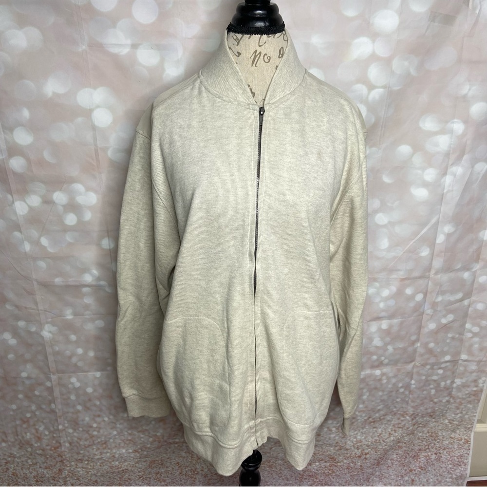 TASSO ELBA - Front Zip Lightweight Jacket Size Large